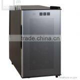 FUXIN:JC-23ELW.Semiconductor Table Fridge With 8 Bottles/Glass Door Wine Cooler/Freezers. thumbnail-1