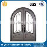 Finely Processed Single Wrought Iron Sliding Entry Doors thumbnail-4