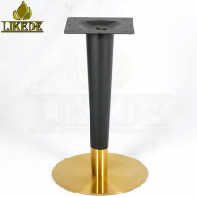 Morden Design Hot Sale Gold Stainless Steel Table Leg Melamine Table Top for Restaurant Cafe Dining Use thumbnail-2