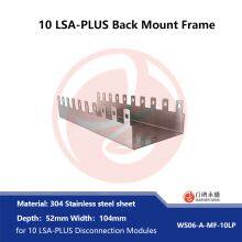 304# Stainless Steel Back Mount Frame for 10 LSA-PLUS Disconnection Modules WS06-A-MF-100 thumbnail-2