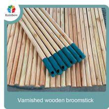 Factory Wholesale Furniture Varnished Wooden Broomstick for Plastic Broom Mop Handle Floor Cleaning Supplies thumbnail-2