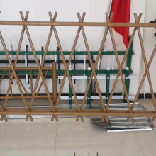 Modern Stainless Steel Imitation Bamboo Fence With 3D Modeling for Gardens, Urban Parks, and Tourist Spaces thumbnail-2