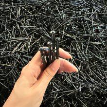 Black Steel Nails With Consistent Gauge and Length Precision thumbnail-4