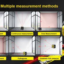 2 in 1 Digital Laser Tape Measure 165ft/50m Laser Distance Meter LCD Screen With 16ft/5m AutoLock Measuring Tape thumbnail-4