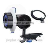 Poplar High Quality Dslr Rig Kit Support Mount Rig+Hand Grip+Follow Focus+Matte Box+C Shape Support +Top Handle For DV thumbnail-4