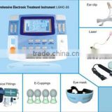 integrated 7channels therapeutic equipment with ultrasound and laser,heating,e-cupping EA-F29