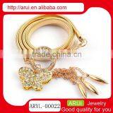 Stainless Steel Sexy Girls Butterfly Gold Chain Belly Waist Chains thumbnail-1