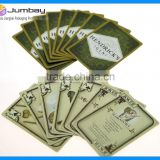 Personalised paper Poker Cards