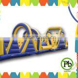Long Giant Cheap Inflatable Water Obstacle Course for Adults and Kids