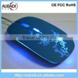 Pretty Ultra Thin Blue Led Mouse