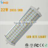 22W 110lm/w Lumens LED R7S Lamp 2835 SMD