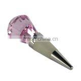 Diamond Shape Crystal Wine Bottle Decanter Stopper thumbnail-2