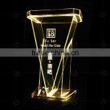 Elegant Cheap Acrylic dj Bar Table Led Light Nightclub dj Table thumbnail-6