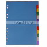 Wholesale A4 10 and 12 Pages PP Index Divider, Office Stationery 11 Hole Loose-leaf File thumbnail-2