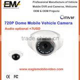 1.0Megapixels CMOS Mobile Vehicle Dome Vandalproof IP Camera