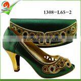 1308-L65 Wholesale African Style Match Shoes and Bags thumbnail-3