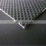 Black 1ply Diamond Treadmill Conveyor Belt