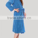 Wholesale Warm Winter 100% Cotton Hooded Terry Kid's Bathrobe thumbnail-1