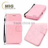 PU Wallet Leather Case With Strap, Leather Stand Case With Inside TPU Cover Sample Free Mobile Phone Case for Iphone 6 thumbnail-1