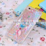 Beautiful Quicksand Phone Case Liquid Style Transparent Back in Colorful PC Case thumbnail-2