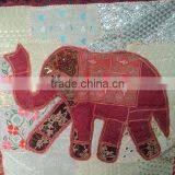 Square Ethinic Wall Hangings Elephant Tapestry thumbnail-3