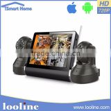 Looline Innovation product P2P night vision real-time recorder with 1.0MP wifi IP camera tablets