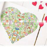 2015 Hot Sale Korean Secret Garden Decompression Hand-painted Coloring Book thumbnail-3