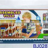 New Child Toy Funny Assemble Villa Building Block Set thumbnail-2