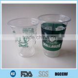 cold PET plastic cups,cold drinks PET cups and lids,printed ice cream PET plastic cups