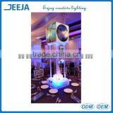 Suburbs, unique dcor, celebrity weddings florist Led centerpieces light base