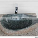 Natural pebble stone wash basin