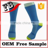 custom compression zipper fancy sport with high quality football socks