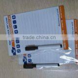 Hot Sale 2016 Soft Fridge Magnet Magnetic Note Pad With Pen thumbnail-1