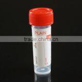 Non vacuum blood test tube