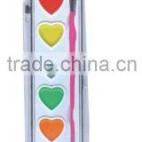 12 Colors Round Shape Water Color Set thumbnail-3