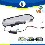 Digital Wireless Wifi 4.3inch Wire Free One Second Startup Car Rearview Mirror Tachograph thumbnail-3
