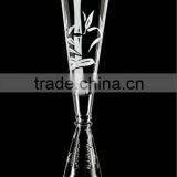 Hand Blown Traditional Champagne Glass,thick Stem Flute. thumbnail-1