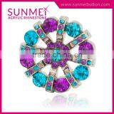 Wholesale Large Plastic Button With Rhinestone thumbnail-6