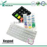Laser Etched Silicone Rubber Keypads, Silicone, LED Backlight, Graphic Can be Shown by Using Laser Etching Technology thumbnail-4