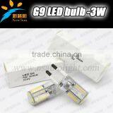 100% Manufacturer Led Light 3W 220V High Voltage 200lm Ultra Bright G9 Led Bulbs 3014SMD Indoor Room Lights Car Lights