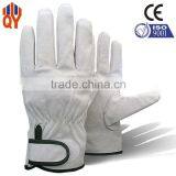 Wholesale White Color Pigskin Leather Safety Skate Gloves thumbnail-1
