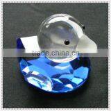 Hotsale Blue Popular Duck Crystal Decoration For Birthday Gifts