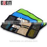 BUBM Roll up Tool Kit Bag Hard Drive Cables Usb Flash Drives Travel Case