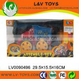 4CH RC toy truck with light include battery
