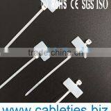 Plastic Marker Push Mount Cable Tie Handcuffs Police Custom Size Black and White thumbnail-2