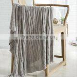 High Quality Super Soft Bamboo Fiber Knitted Blanket / Throw Blanket thumbnail-3
