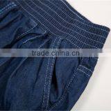 High Quality Fashion Mid Waist Bamboo Fiber Women Jeans Capris Female Denim thumbnail-5