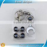 4pcs Metal Good Quality Fit for All Tubeless Car Tire Wrench Valve Cap thumbnail-2