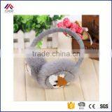 Animal Jacquard Pattern Earmuffs Warm Ear Protector thumbnail-1