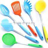 Food Grade Silicone and Nylon Modern Kitchen Designs Kitchen Accessories Utensils Blue Nylon With Stainless Steel Handle Kitchen thumbnail-6